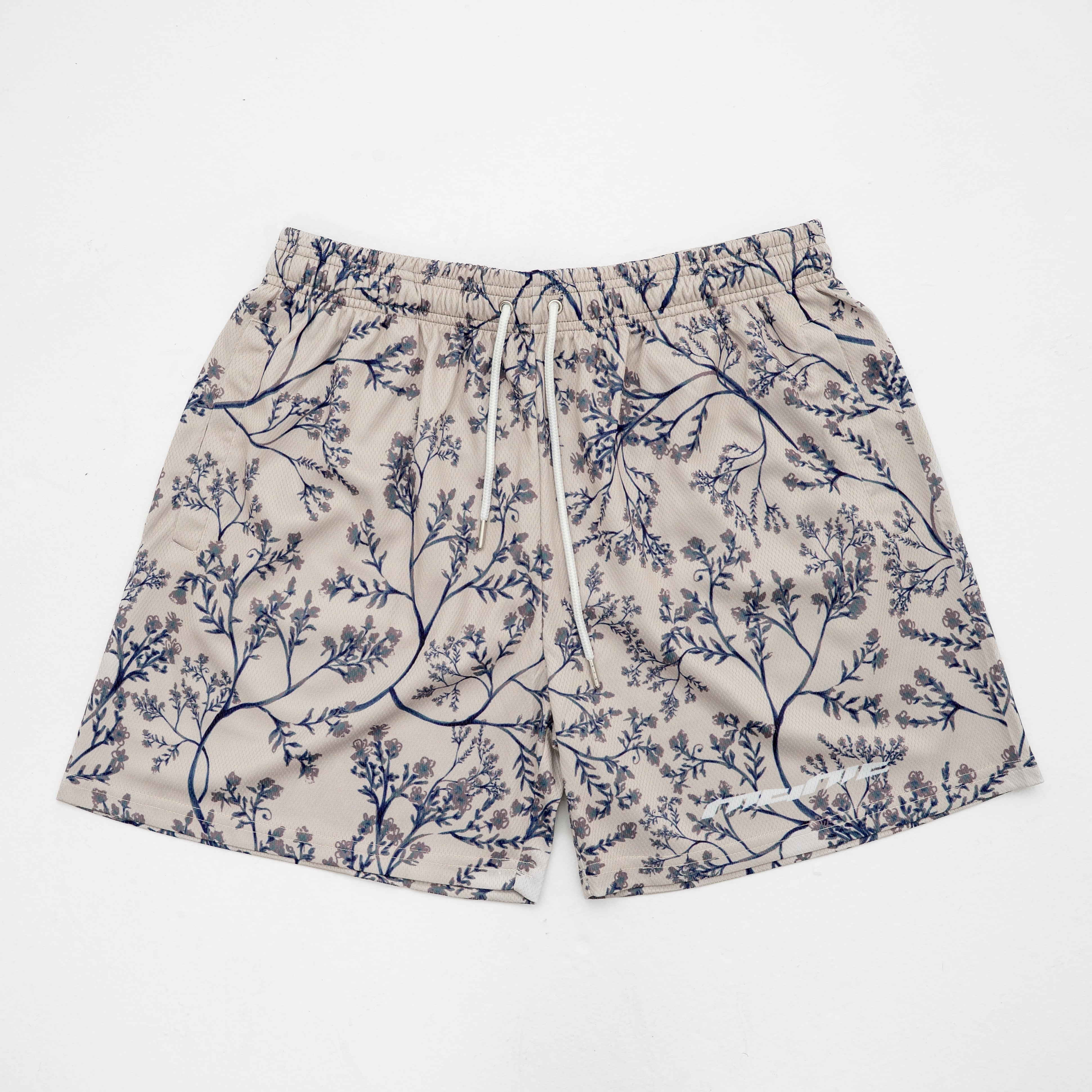CREAM TOILE SHORTS 5" INSEAM