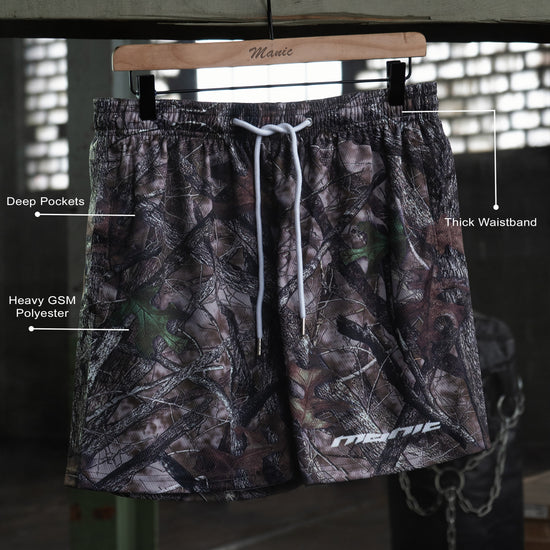 CAMO SHORTS 5” INSEAM